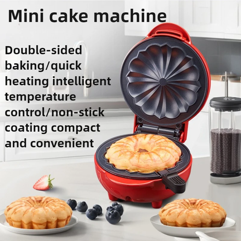 Mini Pancake Griddle - 家庭用朝食マシン ベーキングマシン ミニ両面トースター お手入れ簡単 インテリジェント温度制御 ケーキマシン