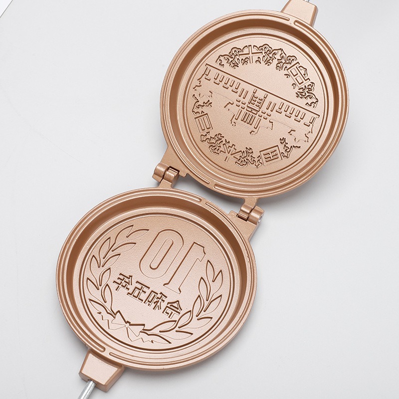 取り外し可能なトレイ耐熱皿トレイ、小型サンドイッチクランプ、 - Egg Waffle Pan のレビューと価格