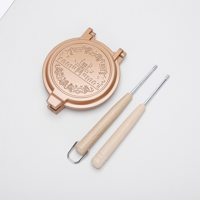 取り外し可能なトレイ耐熱皿トレイ、小型サンドイッチクランプ、 - Egg Waffle Pan のレビューと価格