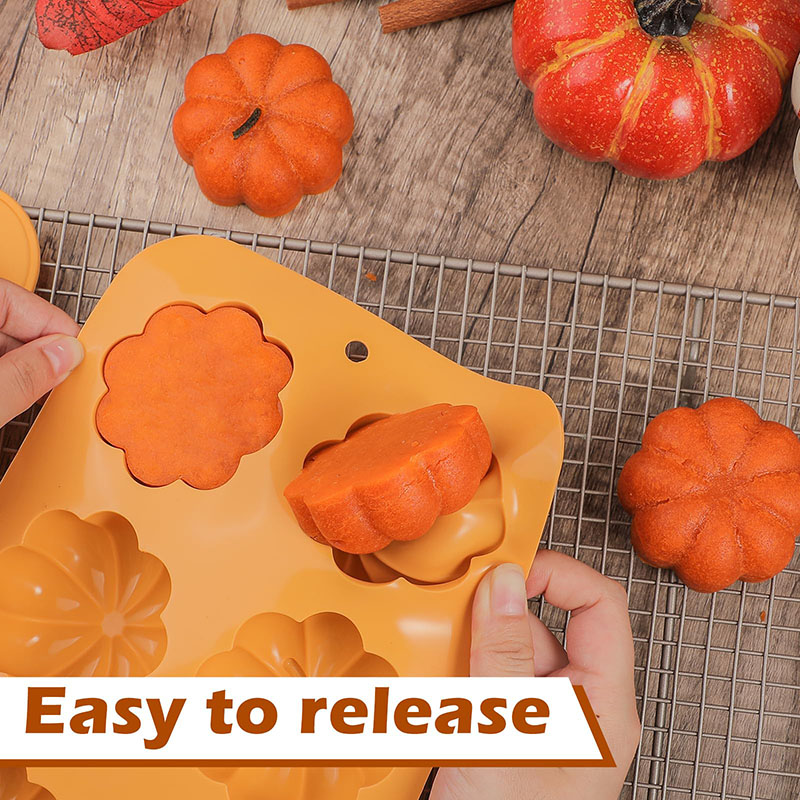 シリコンカボチャケーキモールド、カップケーキパン、ベーキング - Donut Mold Silicone のレビューと価格