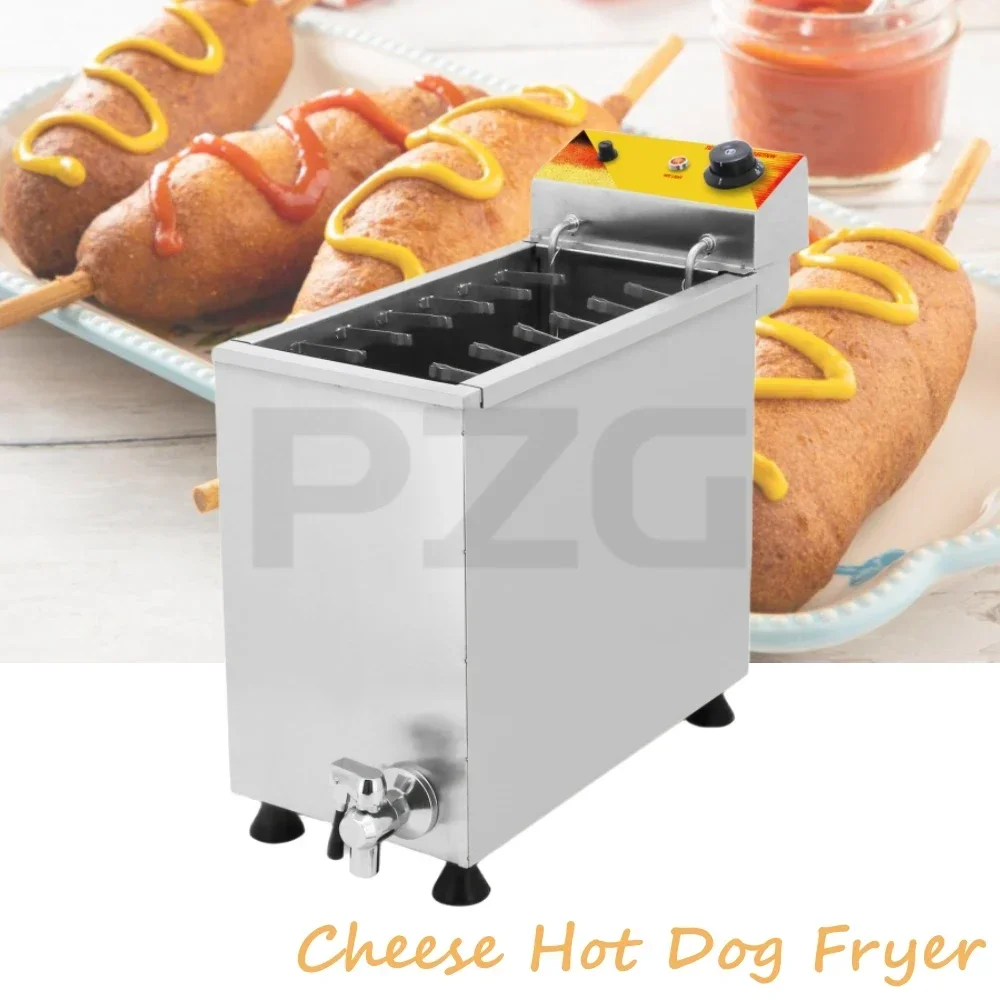 大容量電気フライヤー業務用韓国風コーンドッグチーズホットドッ - Corn Dog Stick のレビューと価格