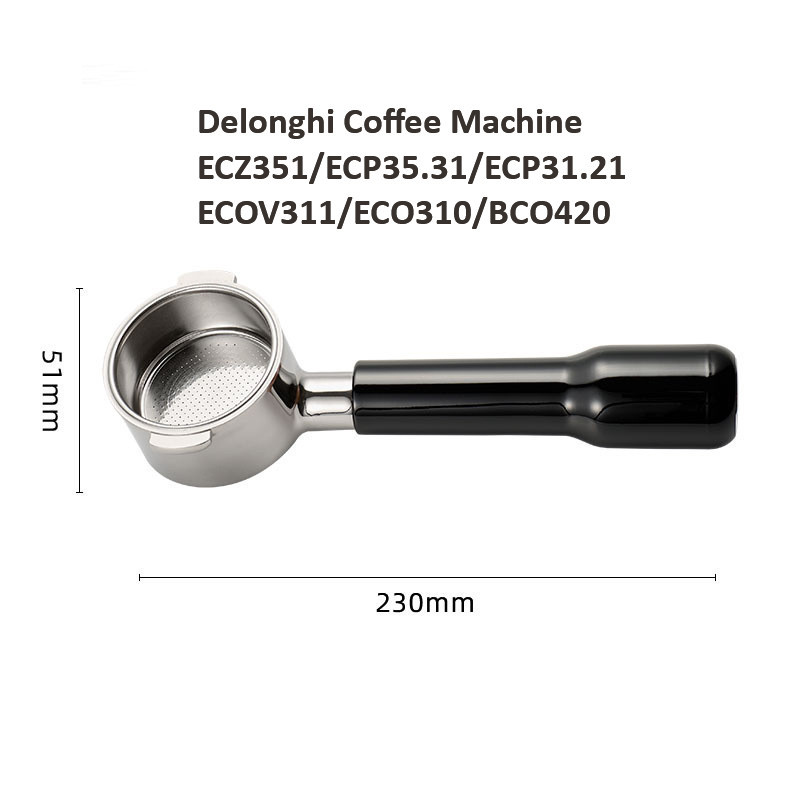 51mm ボトムレスポルタフィルター ネイキッドフィルター交 - Delonghi Espresso Ecp3420 のレビューと価格