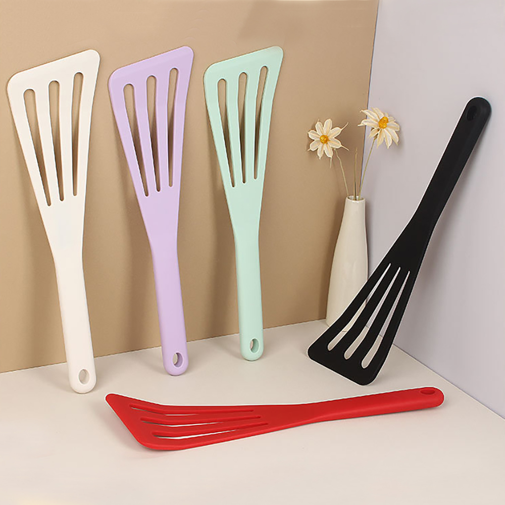 1PC シリコーン傾斜排水シャベル魚を揚げるための家庭用ノン - Okonomiyaki Spatula のレビューと価格