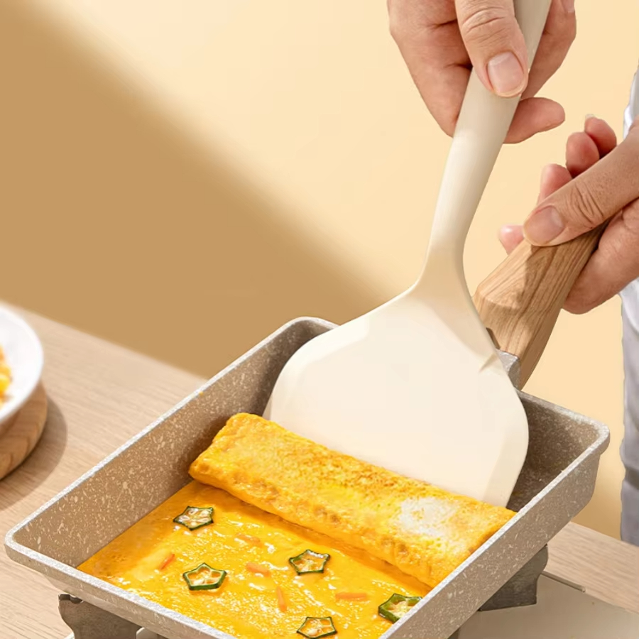 1pc シリコーン耐熱スパチュラ家庭用食品グレードノンスティ - Mini Pancake Griddle のレビューと価格