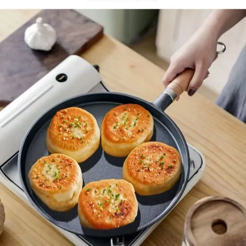 26 センチメートル鋳鉄フライパン未コーティングノンスティッ - Mini Pancake Griddle のレビューと価格