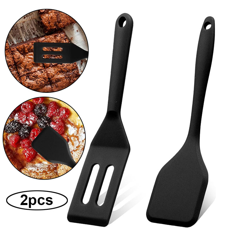 2 個ミニシリコーンブラウニーサービングヘラセット耐熱調理ヘ - Okonomiyaki Spatula のレビューと価格