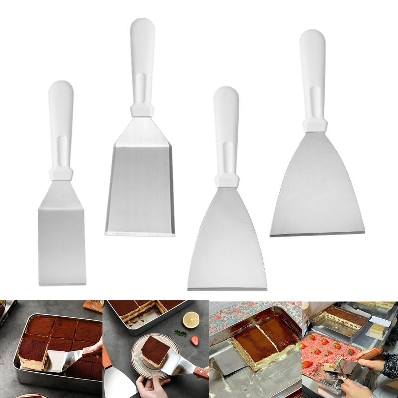 ステンレス鋼ケーキスパチュラプラスチックハンドル付きチーズシ - Okonomiyaki Spatula のレビューと価格